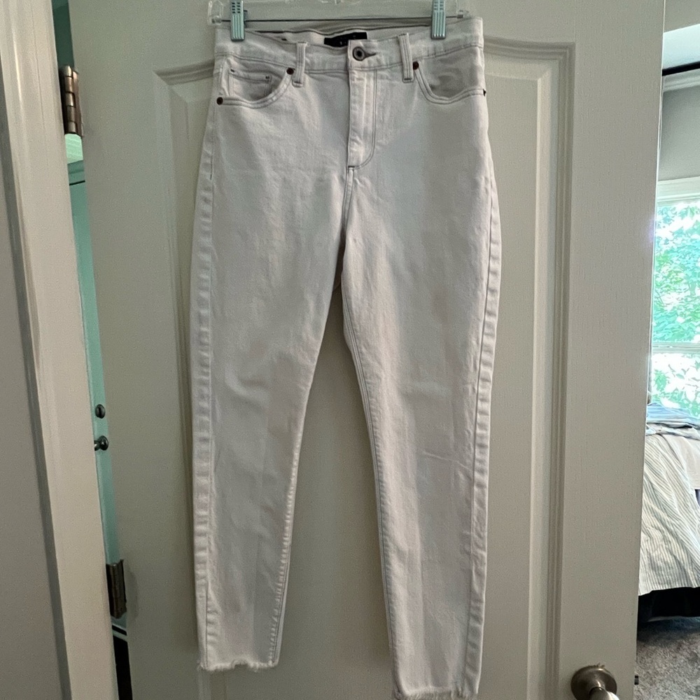 Lucky Brand Women's Cropped White Jeans